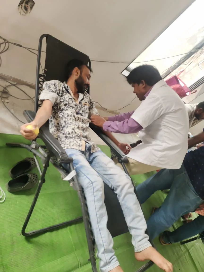 Blood donation camp organised by CMLL