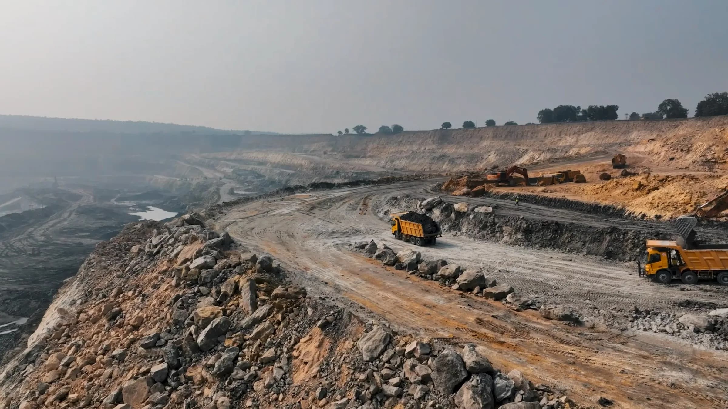 A CMLL operational mine site